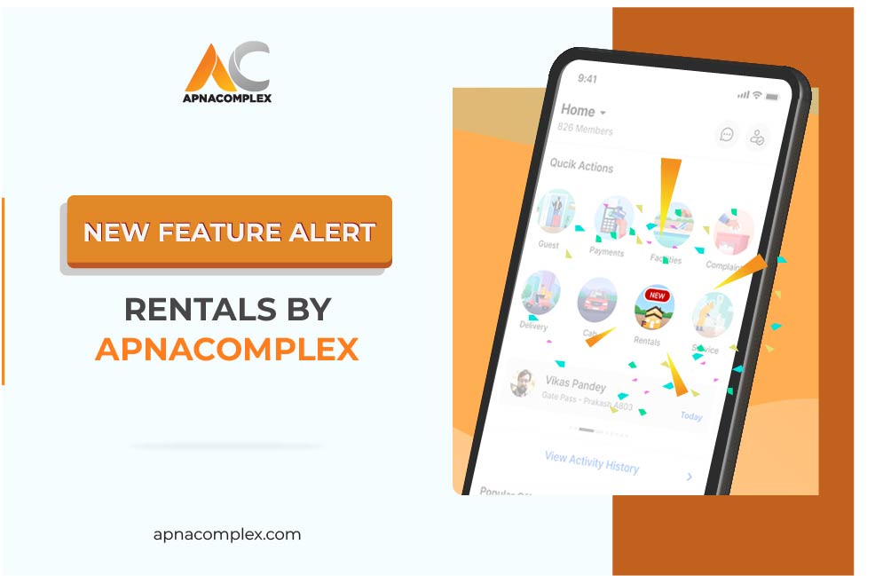 New feature Alert: Rentals by ApnaComplex